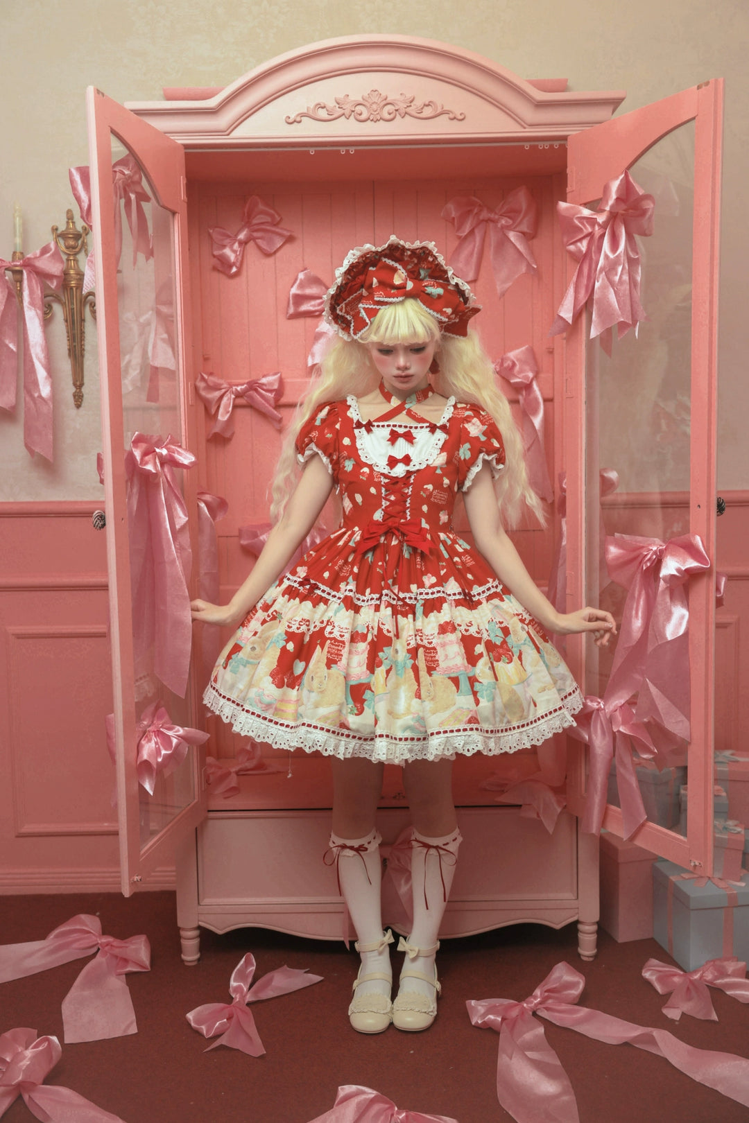 Dark Star Island~Honey Bunny Cake~Sweet Lolita JSK/OP/Strap SK/Shirt 39864:638828