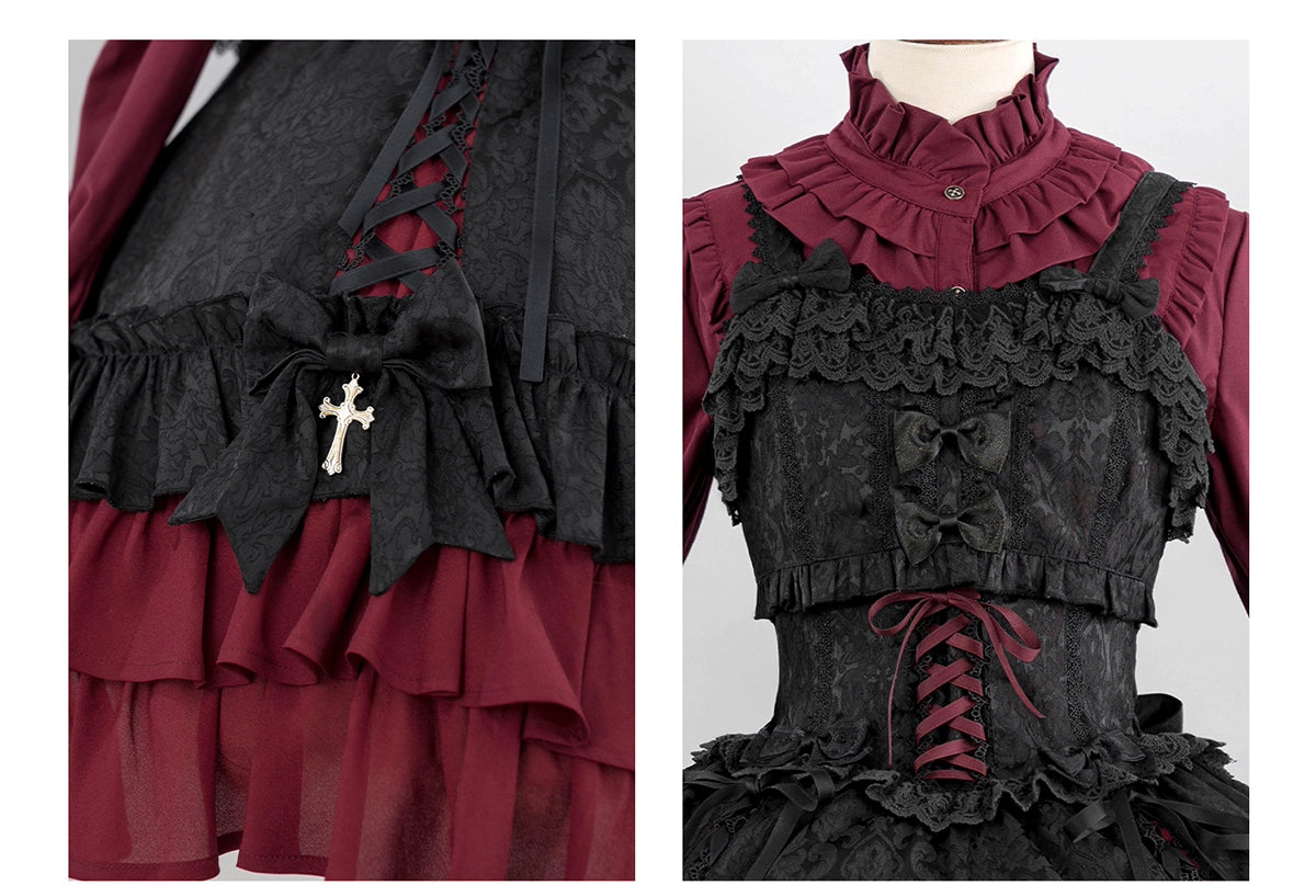 (BFM)Luna Planetarium~Evil Fang~Gothic Lolita JSK Suit Ouji Lolita Shorts Suit 36838:531860