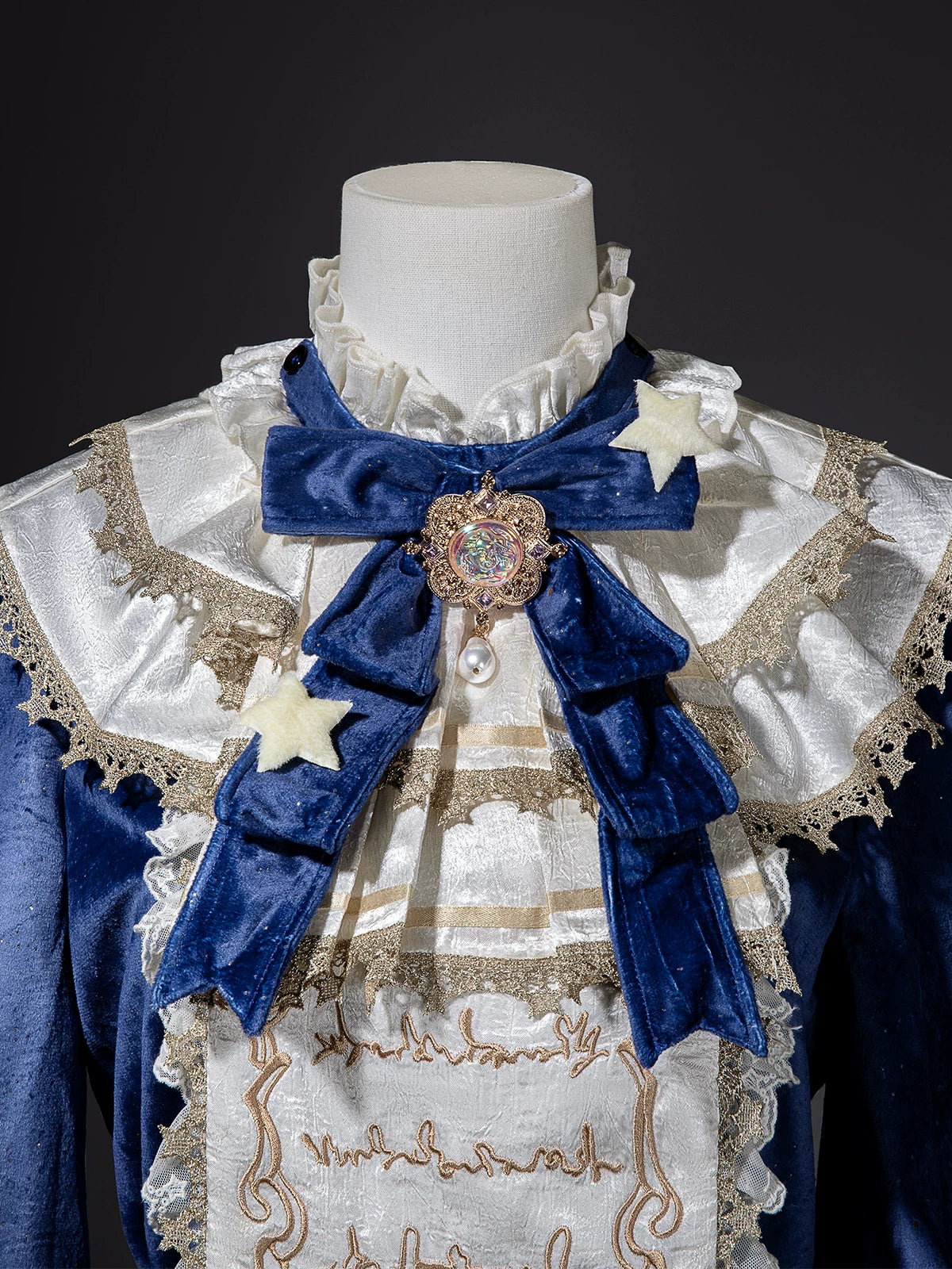 Dream Cloud - Ouji Lolita High-Low Tailcoat, Puffy Lantern Shorts 44443:809136