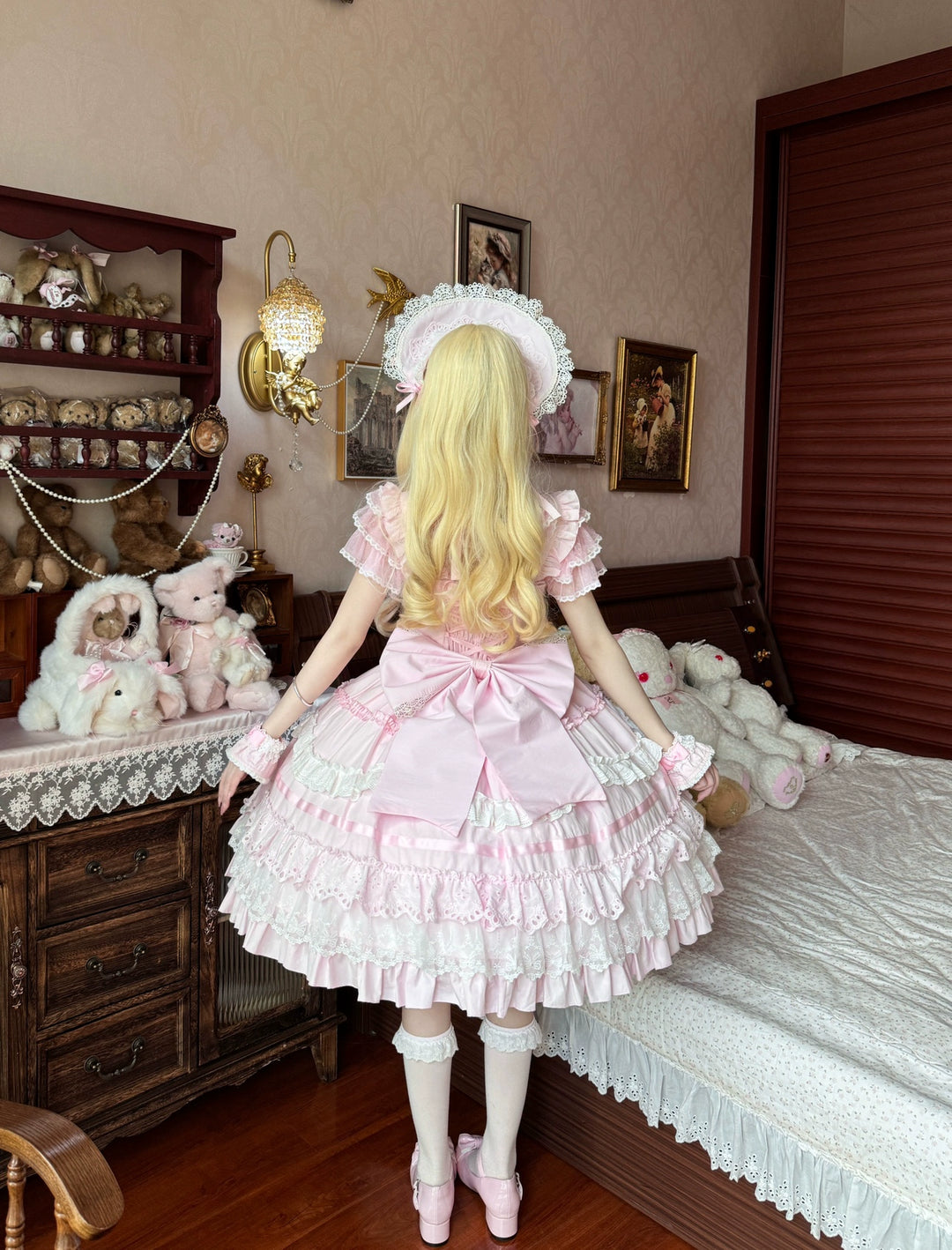 Immersive original~Belia~Old School Lolita JSK Sweet Doll Princess Dress   