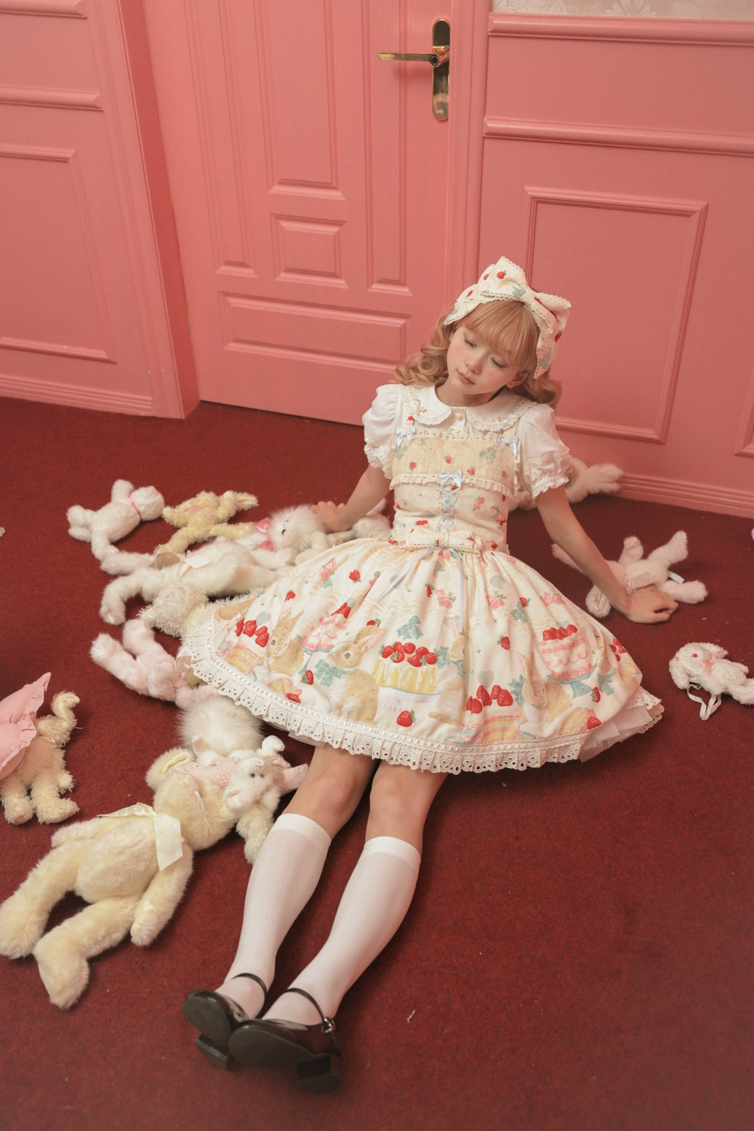 Dark Star Island~Honey Bunny Cake~Sweet Lolita JSK/OP/Strap SK/Shirt 39864:638666