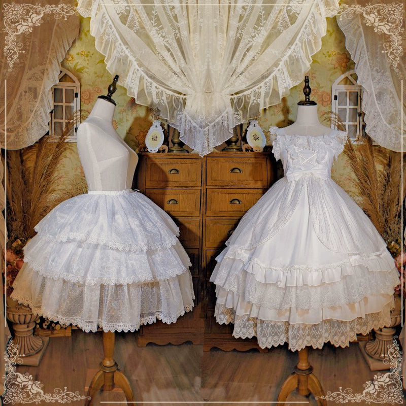 Motadalu~Magic Petticoat~Wedding Lolita Petticoat Violence Fishbone Lolita Petticoat   