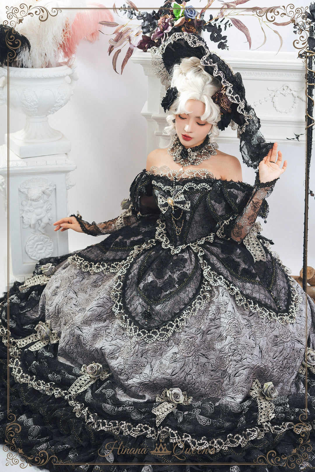 Hinana Queena~With Belle~Bridal Wedding Lolita OP Dress Available for Custom Size 41978:721606