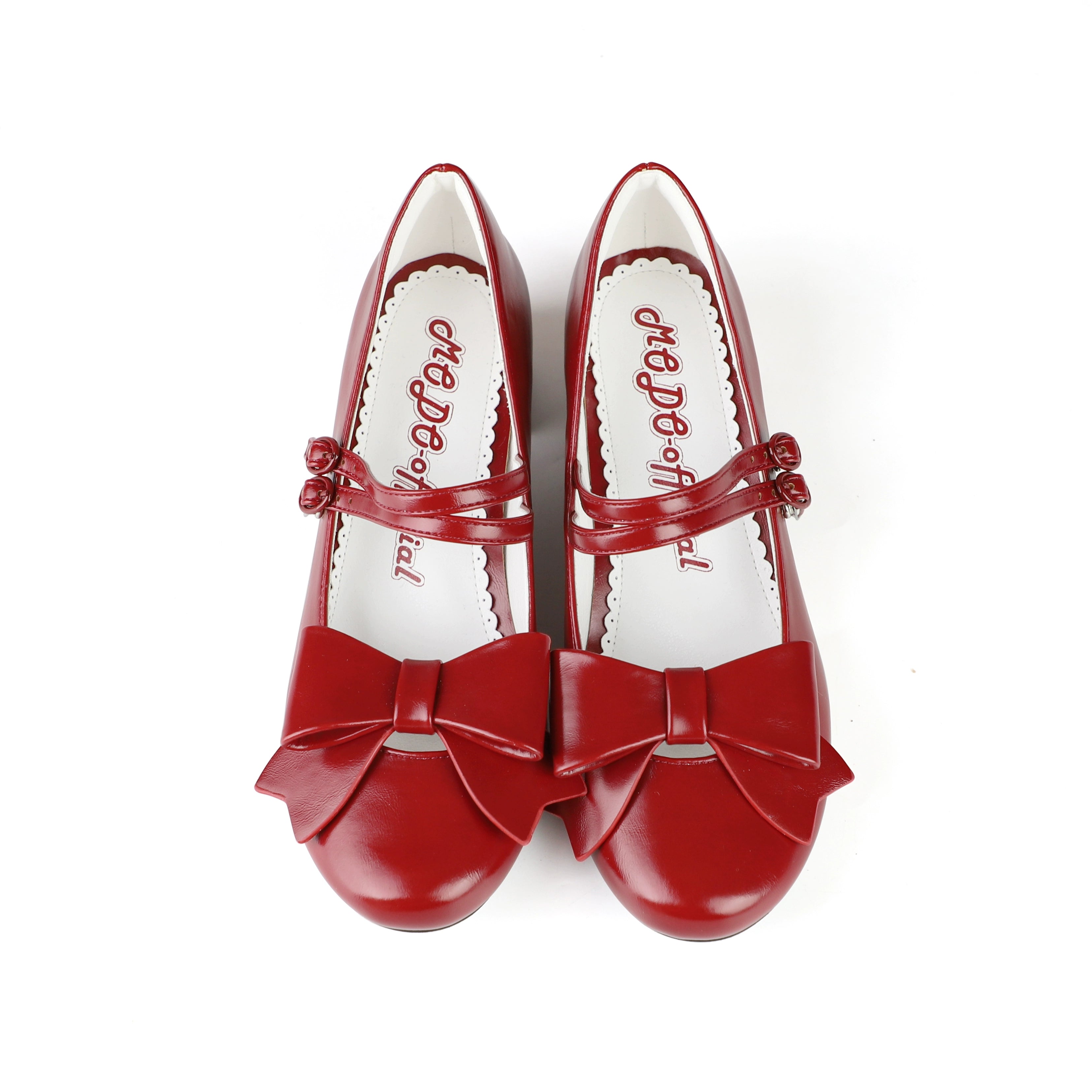 MODO - Apple Candy - Pointed Toe Lolita Shoes, Low Block Heel 43744:784793