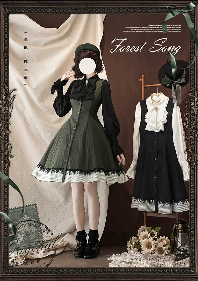 Forest Song~Artemis~ Classic Lolita JSK Double Sided Lolita Dress   