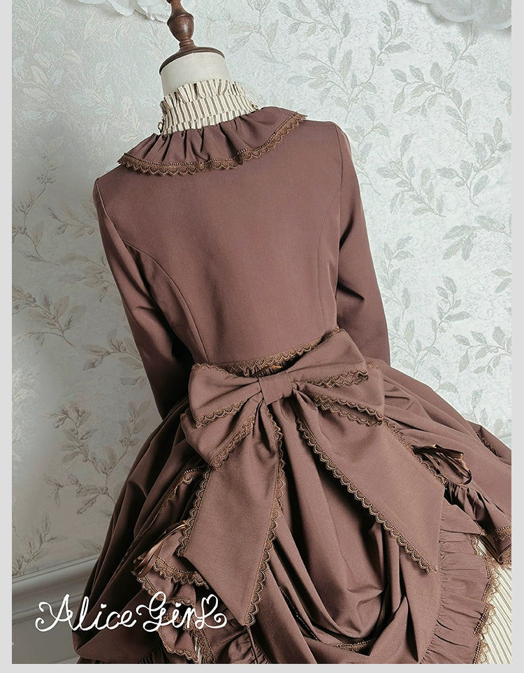 Alice Girl - Duke of Victoria - Classic Lolita SK & Overskirt Set 44092:794972