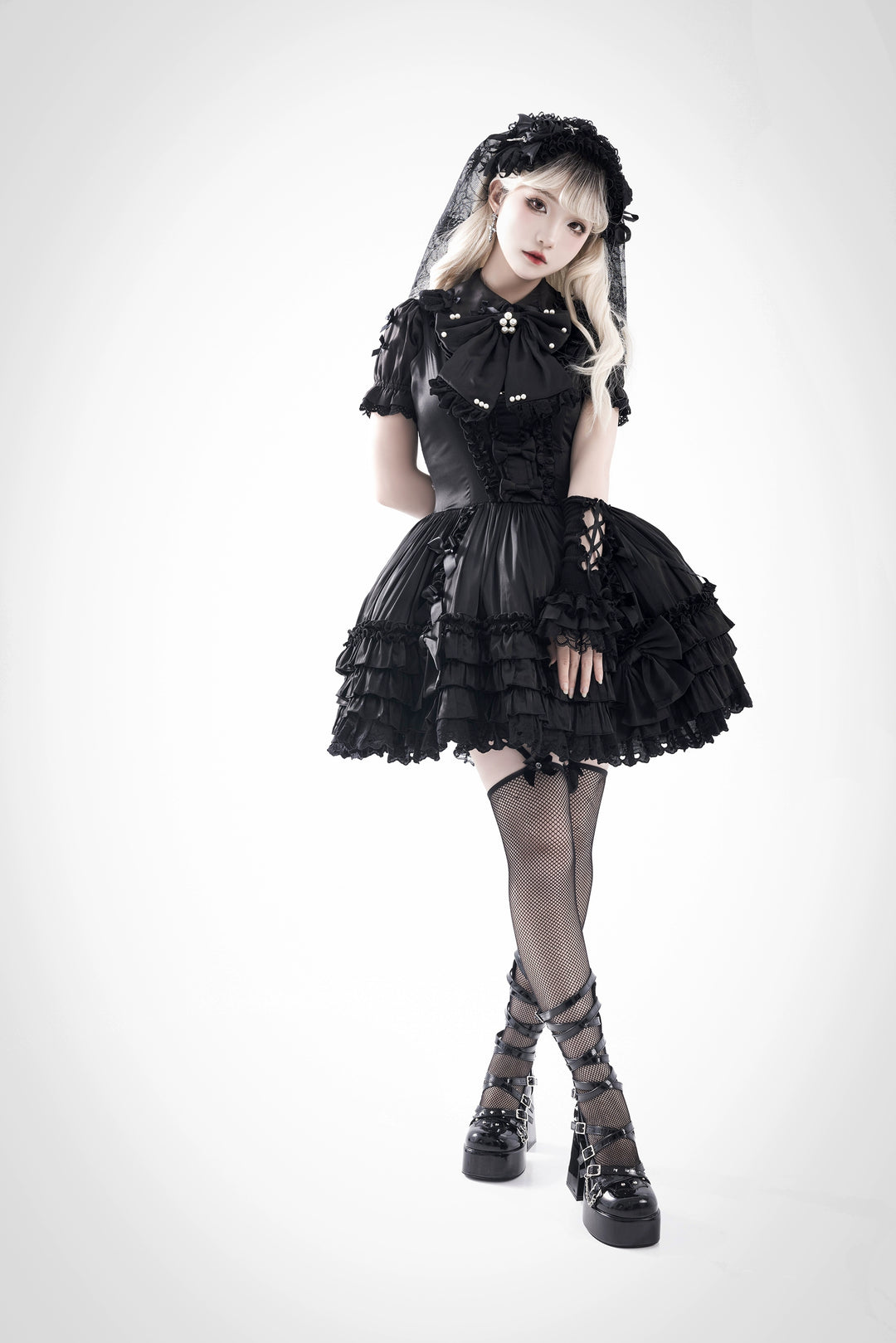 Nn Star~Starry Nights~Gothic Lolita JSK Dress Short Length Vintage Jumper Dress   