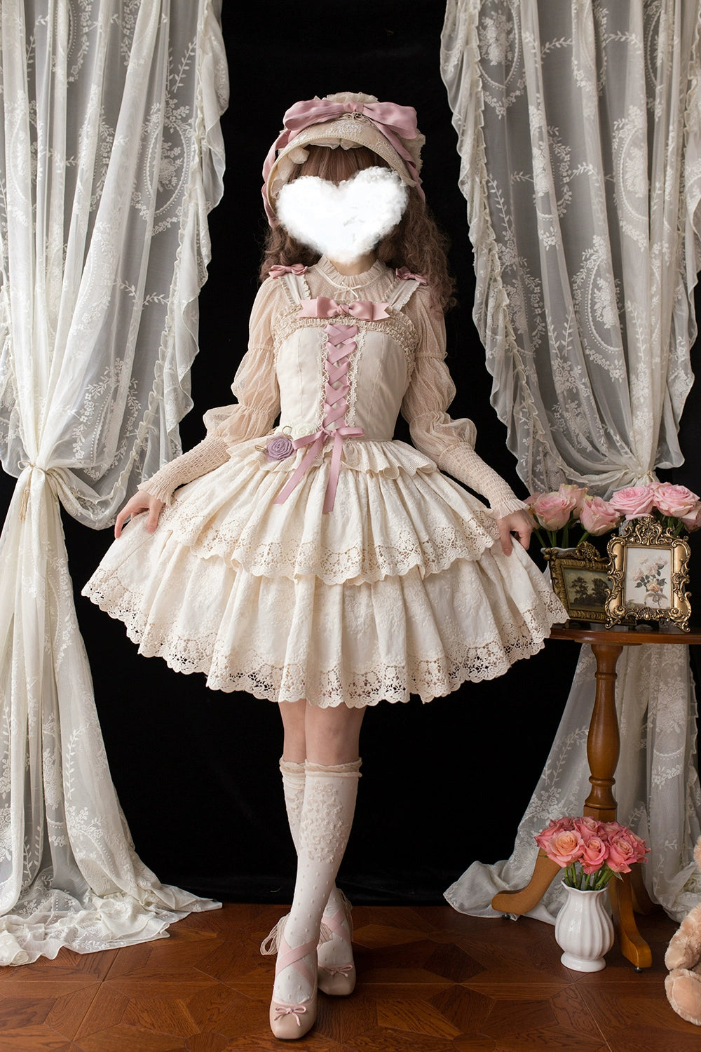 Miss Point - Forest Waltz - Classic Lolita Blouse & Multi-Tiered Ruffles SK 44233:800033