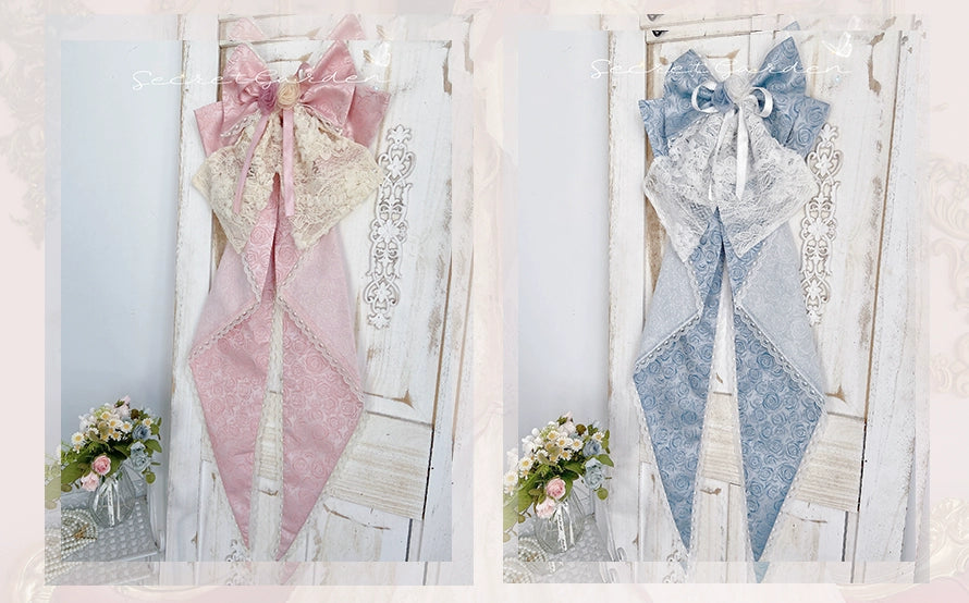MieYe - Diana Rose - Bridal Lolita Dress Short Wedding OP with Accessories (F L M S XL) 41638:708740