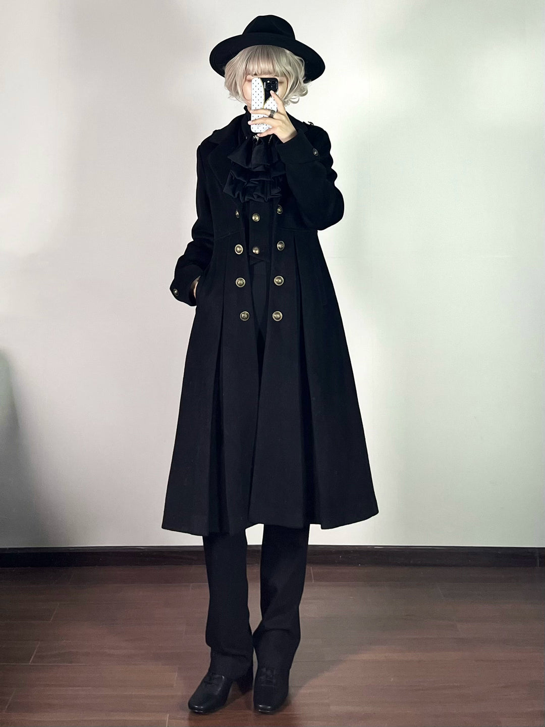 Gazing Galactic~Ouji Lolita Coat Winter Gothic Prince Wool Outwear