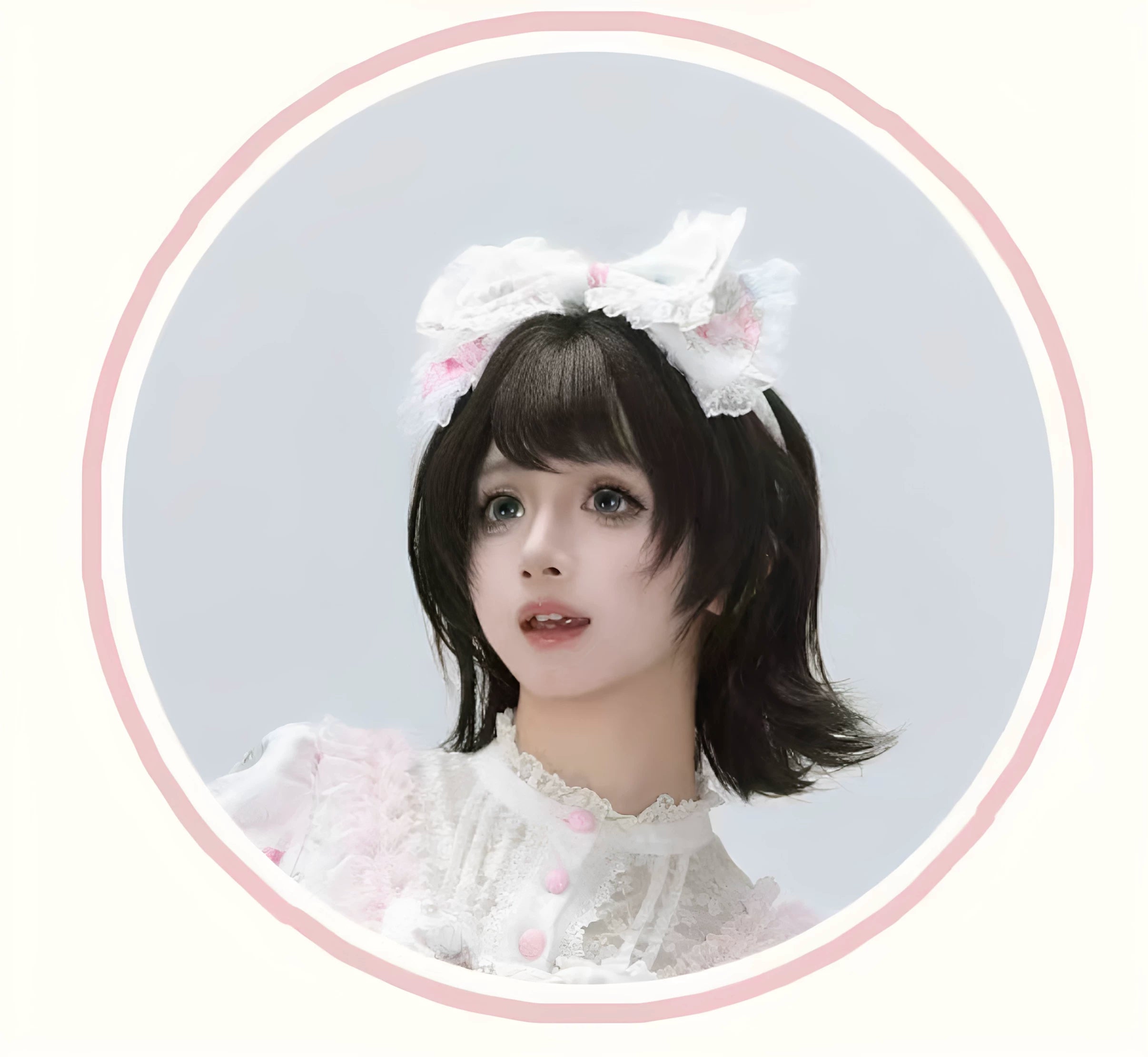 Eternal Vow - Old School Lolita Jacquard OP, Floral and Butterfly Print 45830:865743