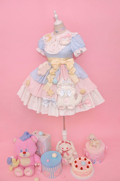 Alice Girl~Sweet Lolita Dress~Candy Cat OP Dress   