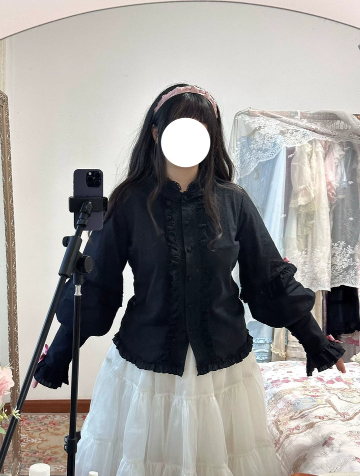 Uncle Wall Original~Missing Lamb Case~Gothic Lolita Dress Set with Sheep Prints 42971:760848