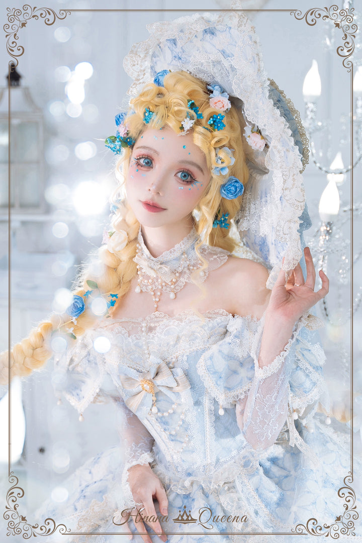 Hinana Queena~With Belle~Bridal Wedding Lolita OP Dress Available for Custom Size 41978:721556