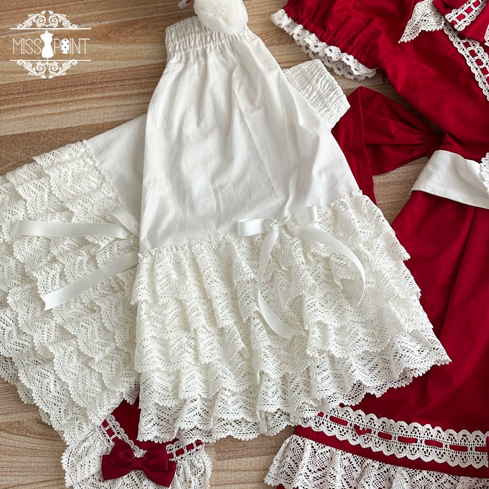 Miss Point - Vintage Petal Rabbit - Old School Lolita Headdress Suit With Bunny Ear 43134:766734