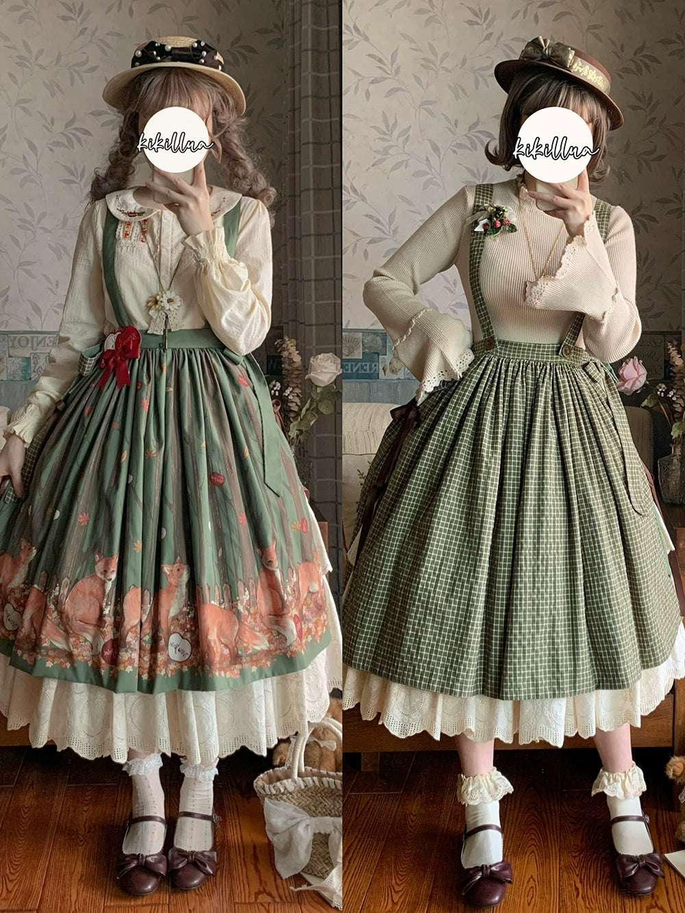 Miss Point - Customized Lolita Skirt Embroidery Lace Cotton Lolita Skirt