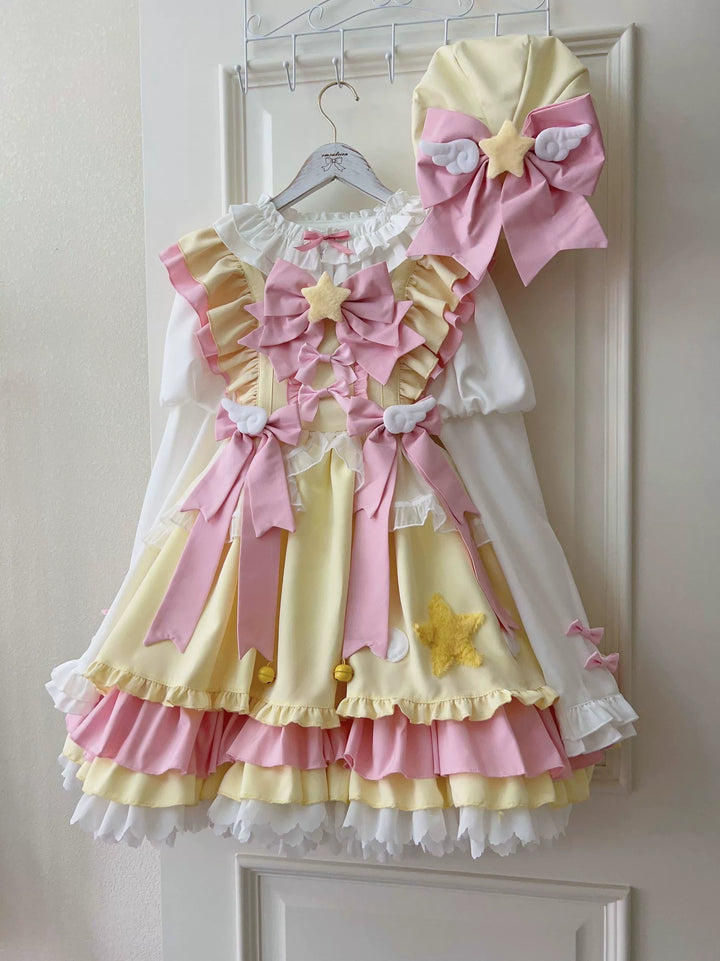 Sugar Girl~Little Star Wing~Sweet Lolita JSK Summer Lolita Dress   