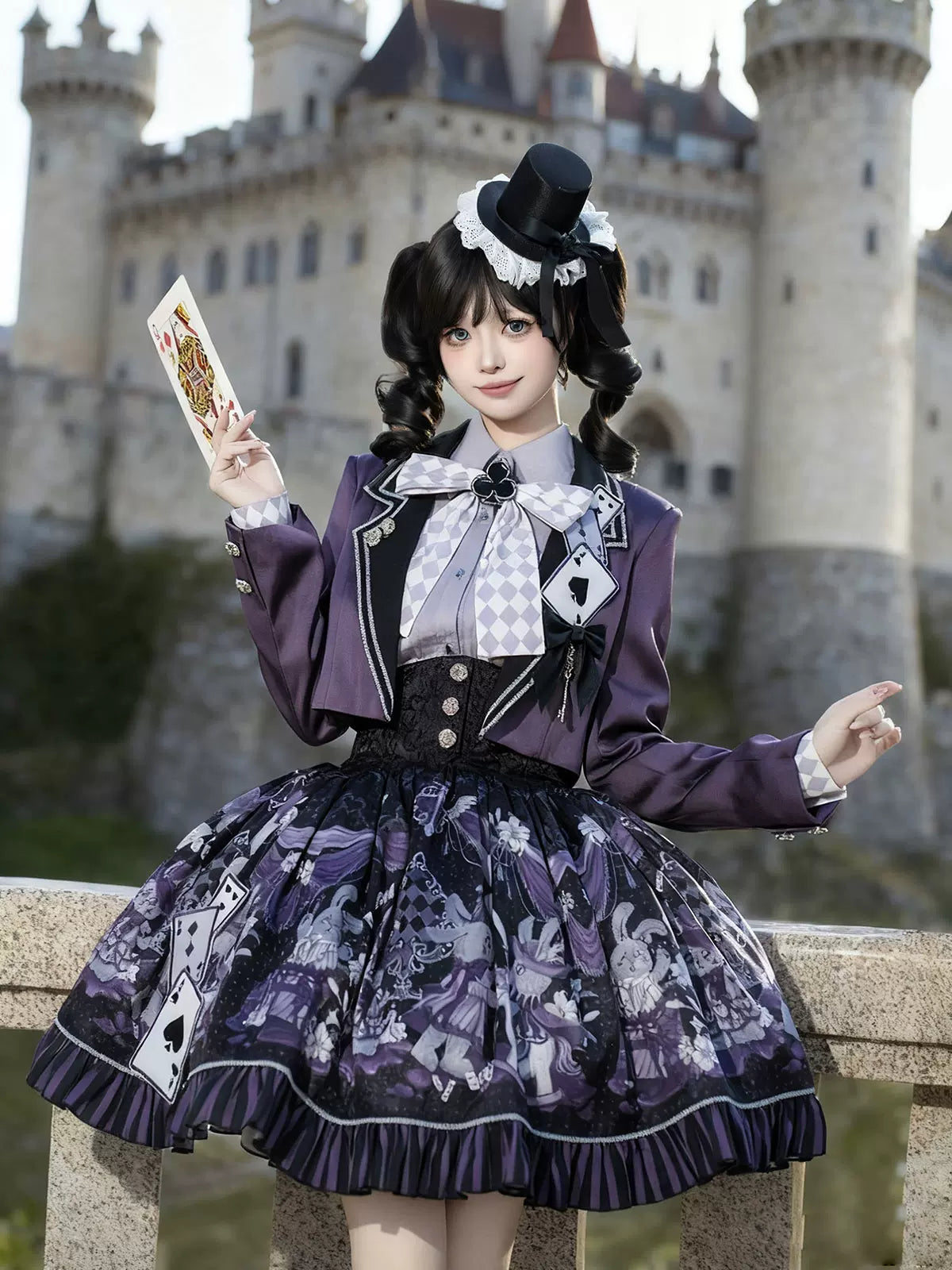 Magic Troupe - Gothic Lolita Outfit, Bunny Printed Skirt 44531:811886