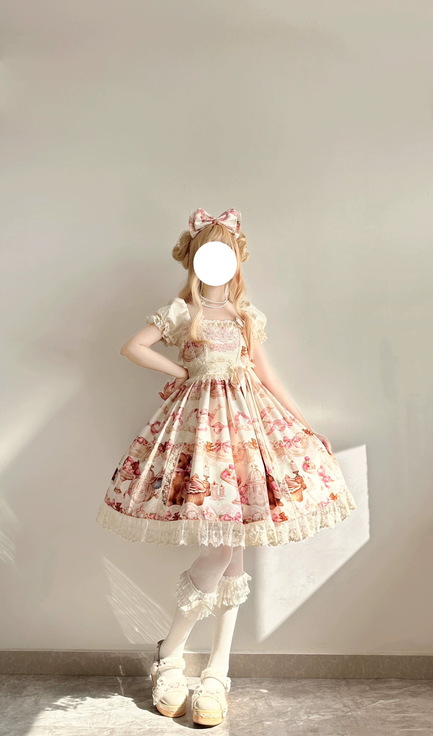 3 Puppets~Midsummer Fairy Tale~Sweet Lolita Jumper Dress Elegant OP   