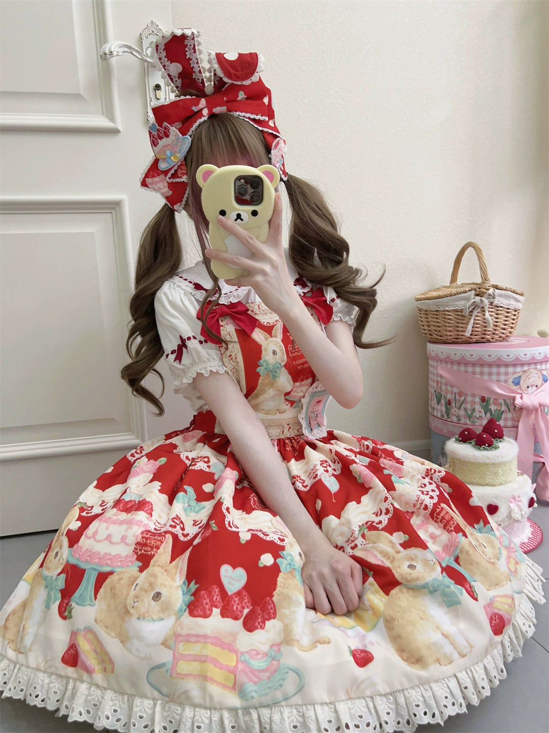 Dark Star Island~Honey Bunny Cake~Sweet Lolita JSK/OP/Strap SK/Shirt 39864:638884