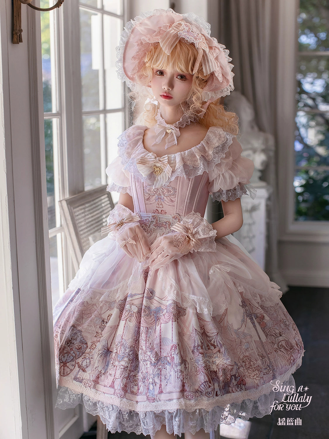 (BFM)Lullaby~Dream Playground Sweet Lolita OP Dress   