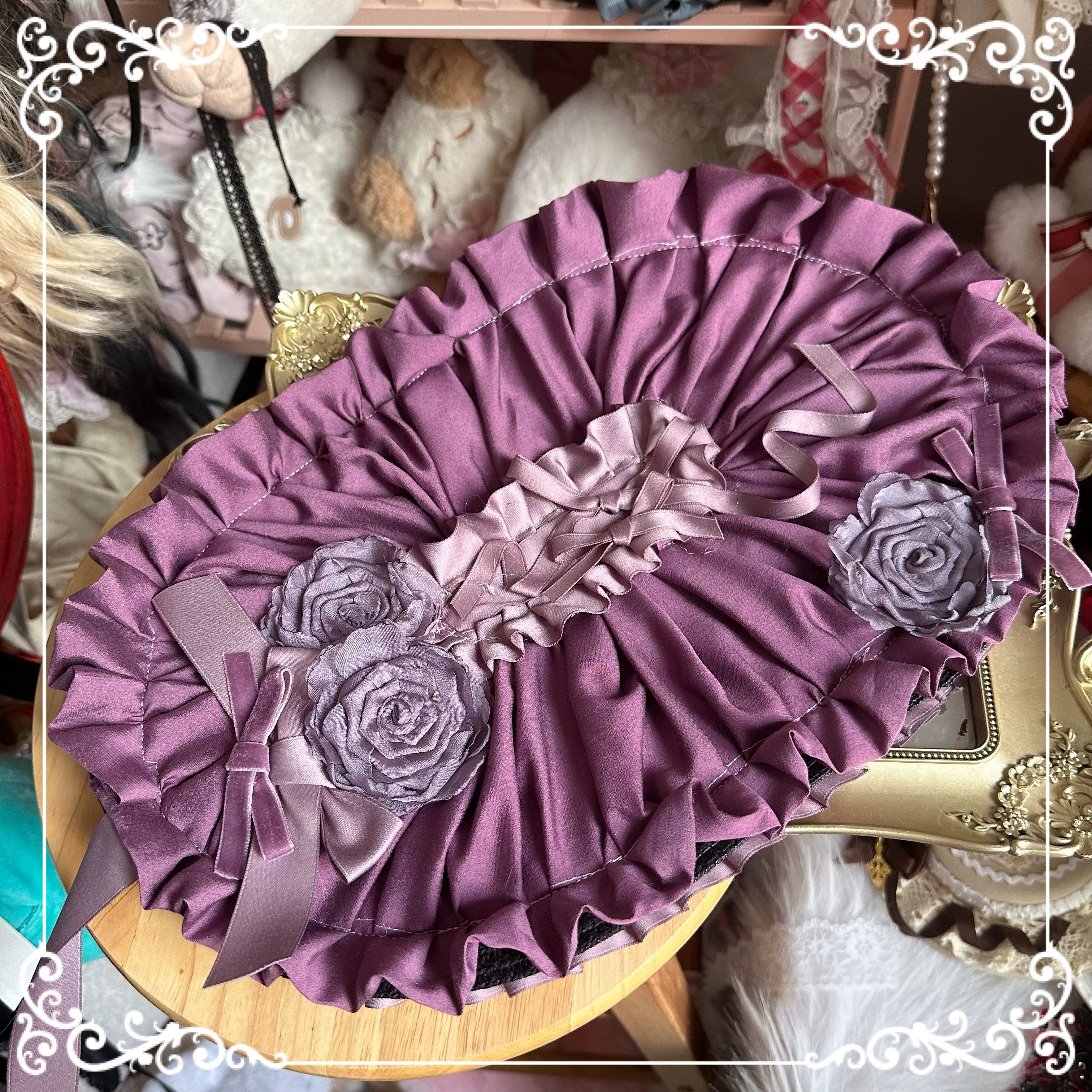 Chestnut Lolita~Gothic Lolita Bonnet Pure Cotton Hat 34010:440658