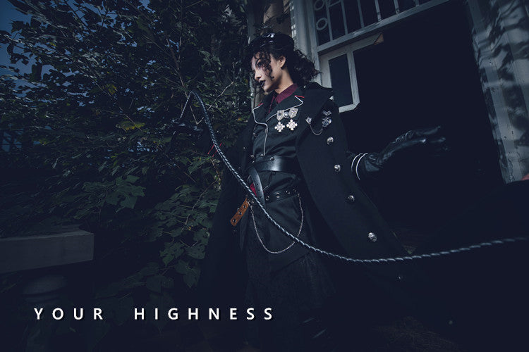 YourHighness~Gothic Lolita Suits Red Black Coat and SK   