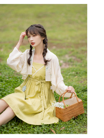 Chixia~Spring Dawn~Han Lolita Summer HanFu Dress   