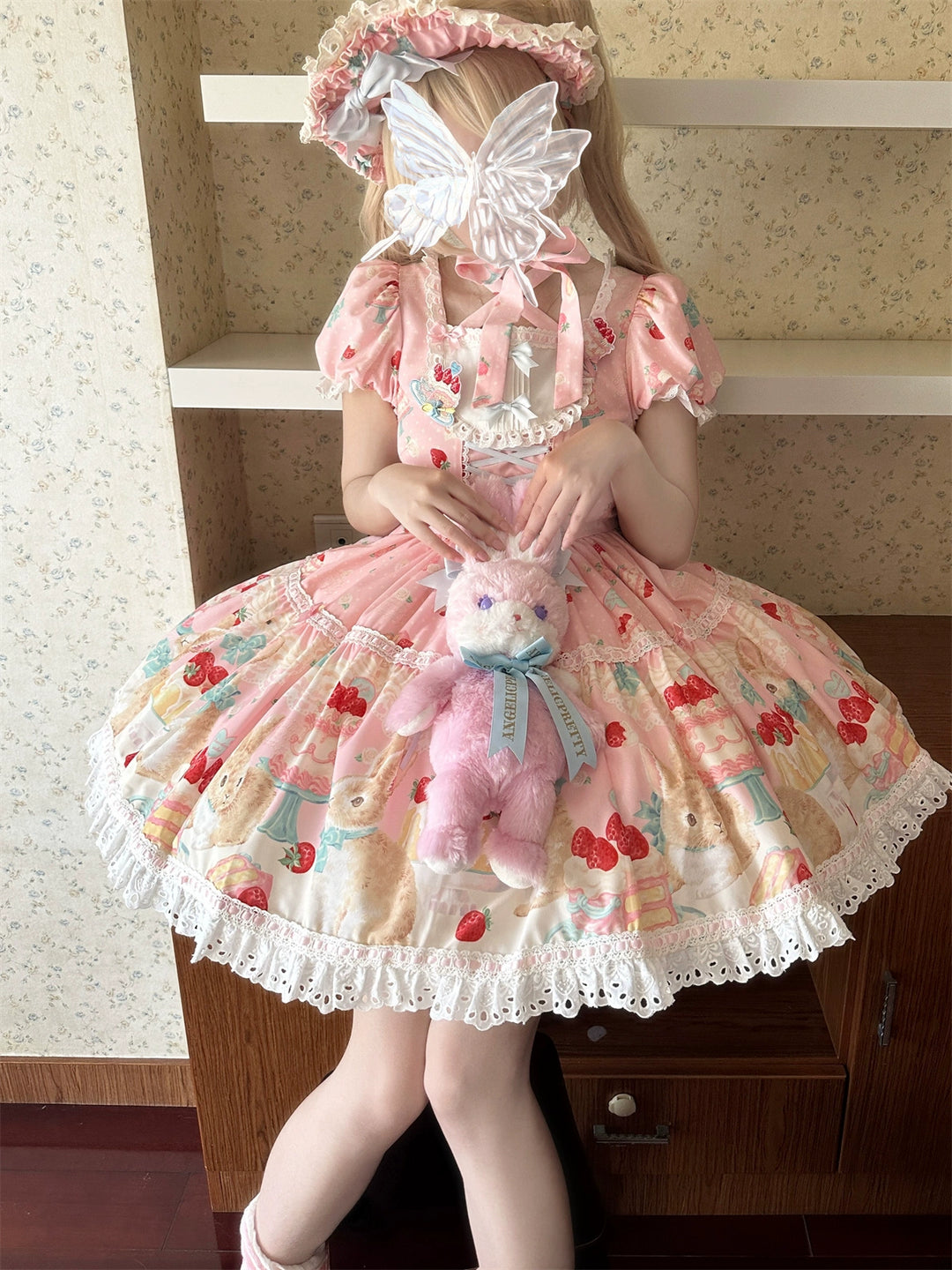 Dark Star Island~Honey Bunny Cake~Sweet Lolita JSK/OP/Strap SK/Shirt 39864:638774