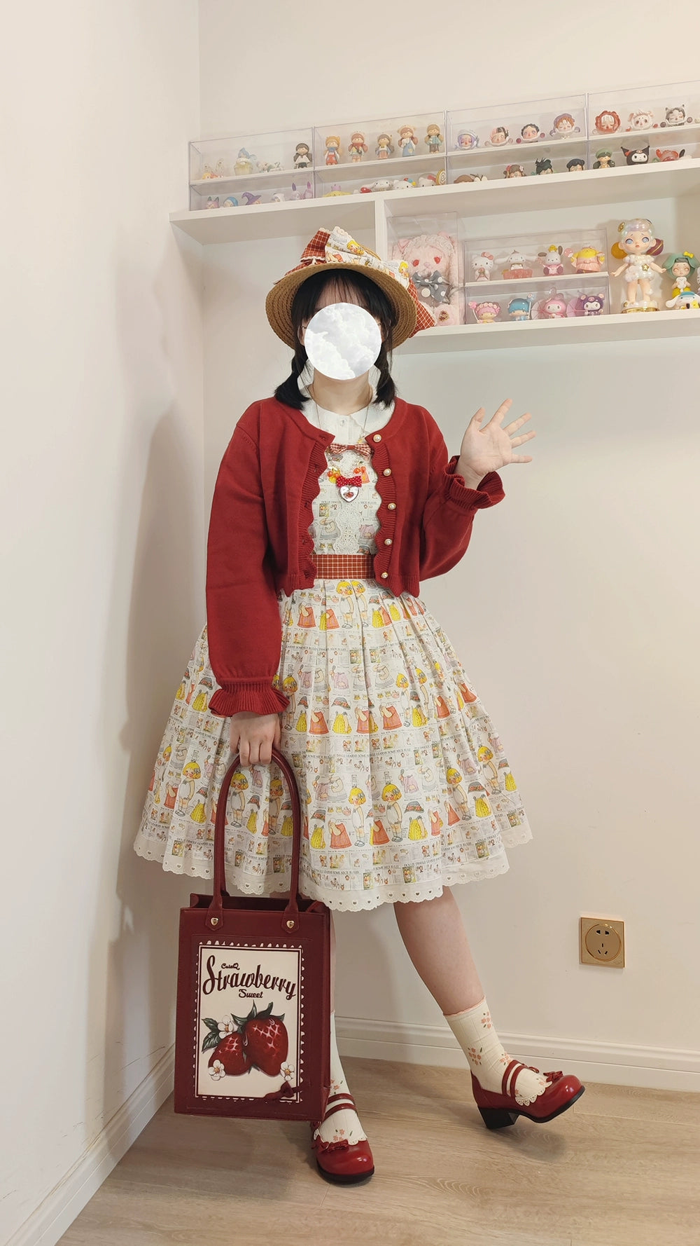 Miss Cube~Dress Up Dolls~Summer Kawaii Lolita JSK Dress Customized Size 42134:727969