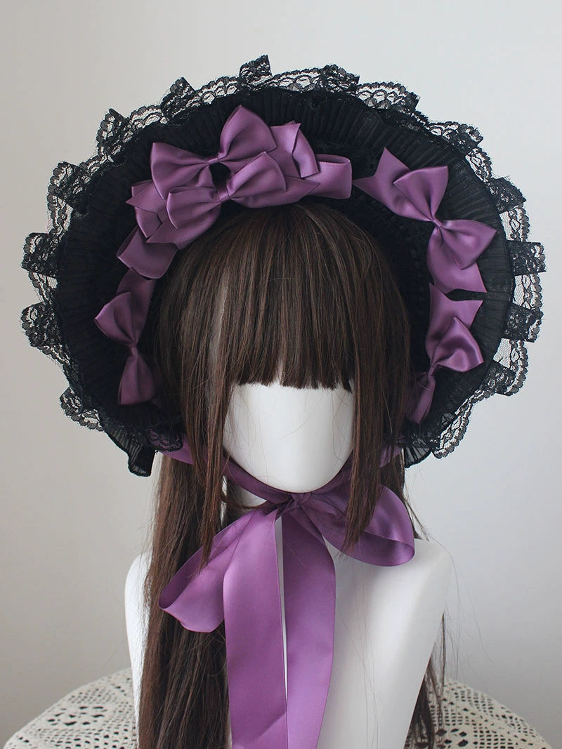 Xiaogui - Winter Lolita Earmuff Bow Plush Earmuff Ear Protector