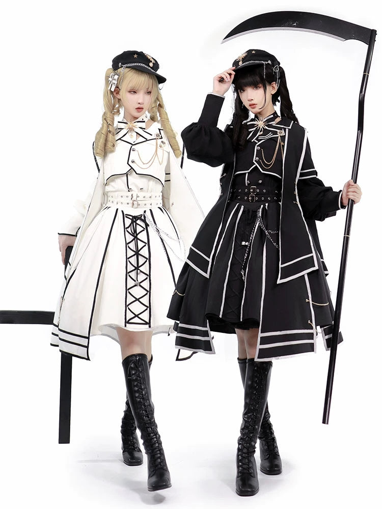 (BFM)Ocelot~ Military Lolita LoL Knight Lolita Skirt Set   