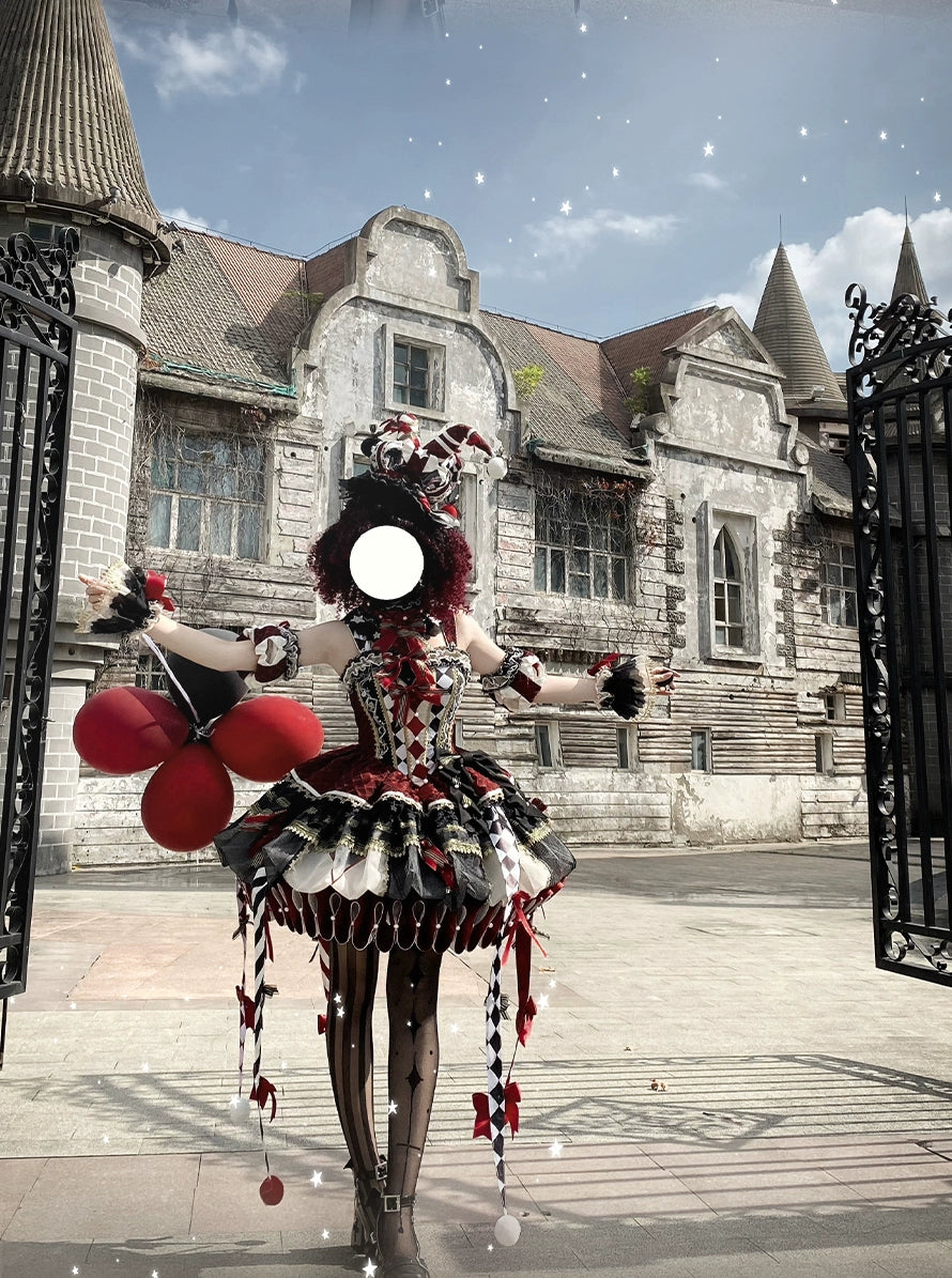 MieYe - Queen - Circus Inspired Lolita JSK Dress, Built-in Fishbone 44300:803368