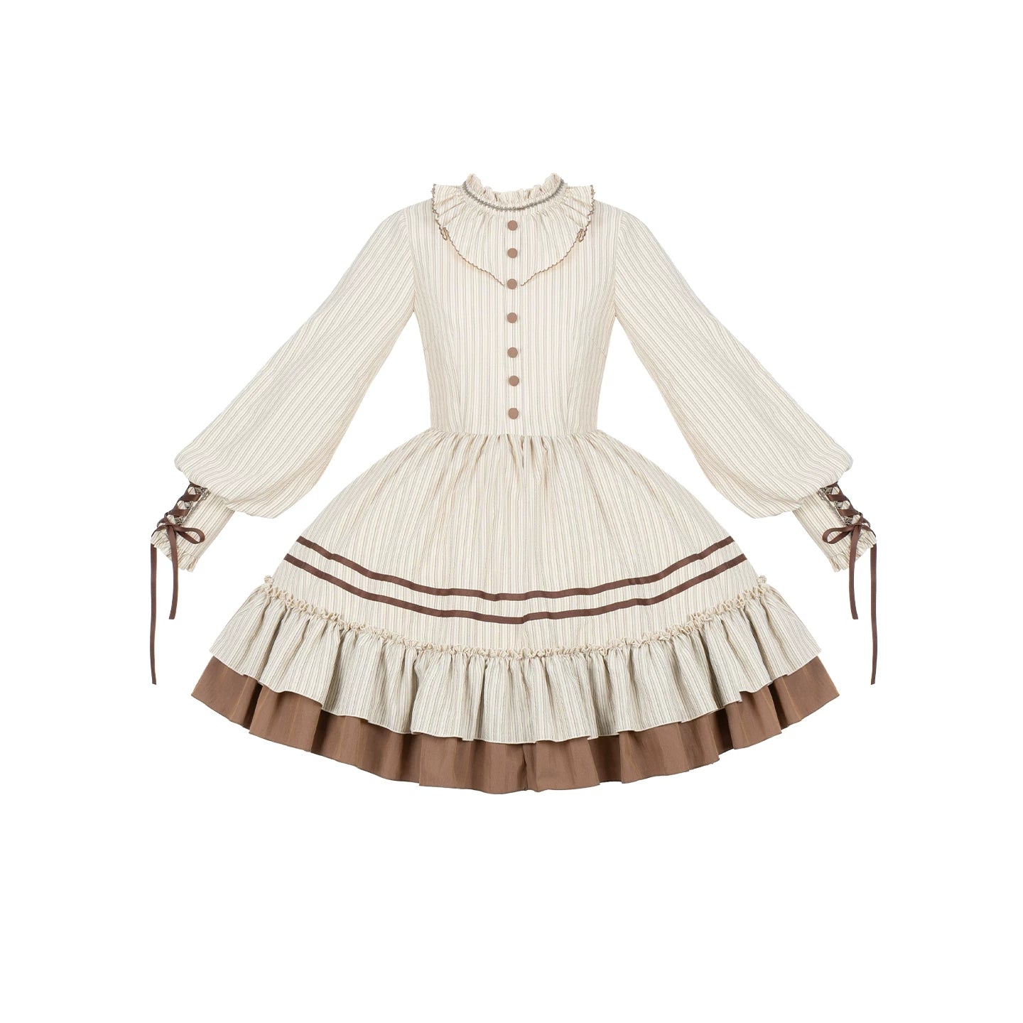 At Sunset - Fall Classic Lolita OP Dress Set, Bustier & Overlayer 45930:868517