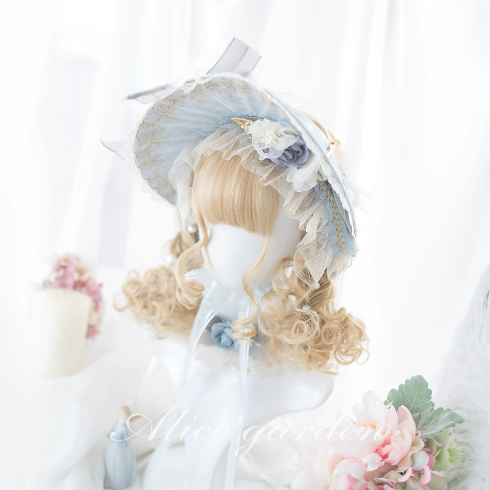 AliceGarden - To Alice - Daily Lolita Wigs Short Curly Sandy Blonde Wigs
