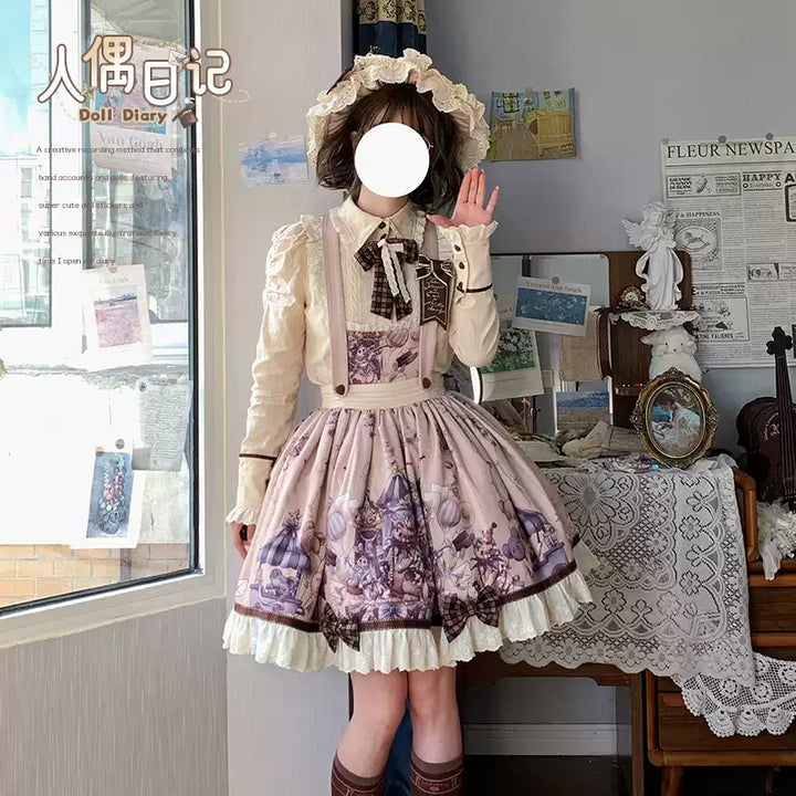 Spireme Cat~Doll Diary~Kawaii Lolita Dress Suit Doll-like Dress Innerwear only S