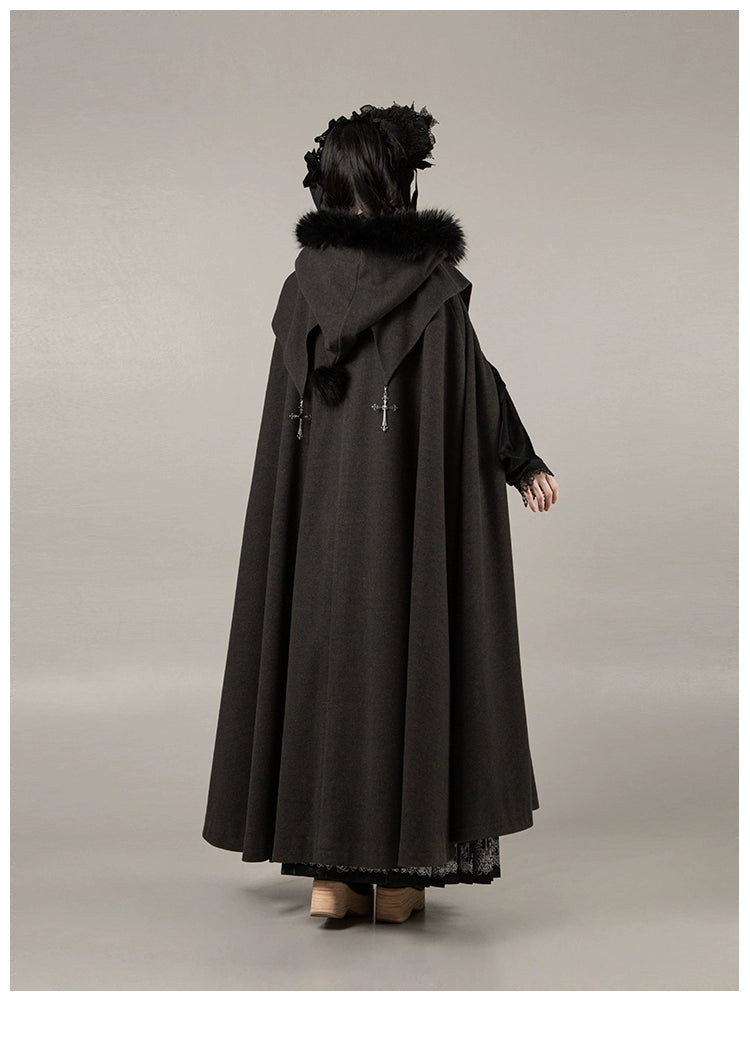 With PUJI - Letter and Poetry · Raven's Night Song - Gothic Lolita Black Cloak