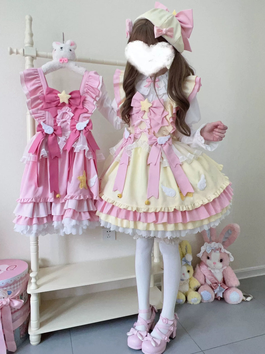 Sugar Girl~Little Star Wing~Sweet Lolita JSK Summer Lolita Dress   