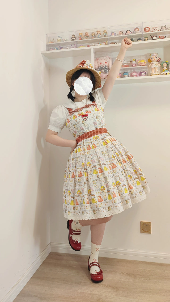 Miss Cube~Dress Up Dolls~Summer Kawaii Lolita JSK Dress Customized Size