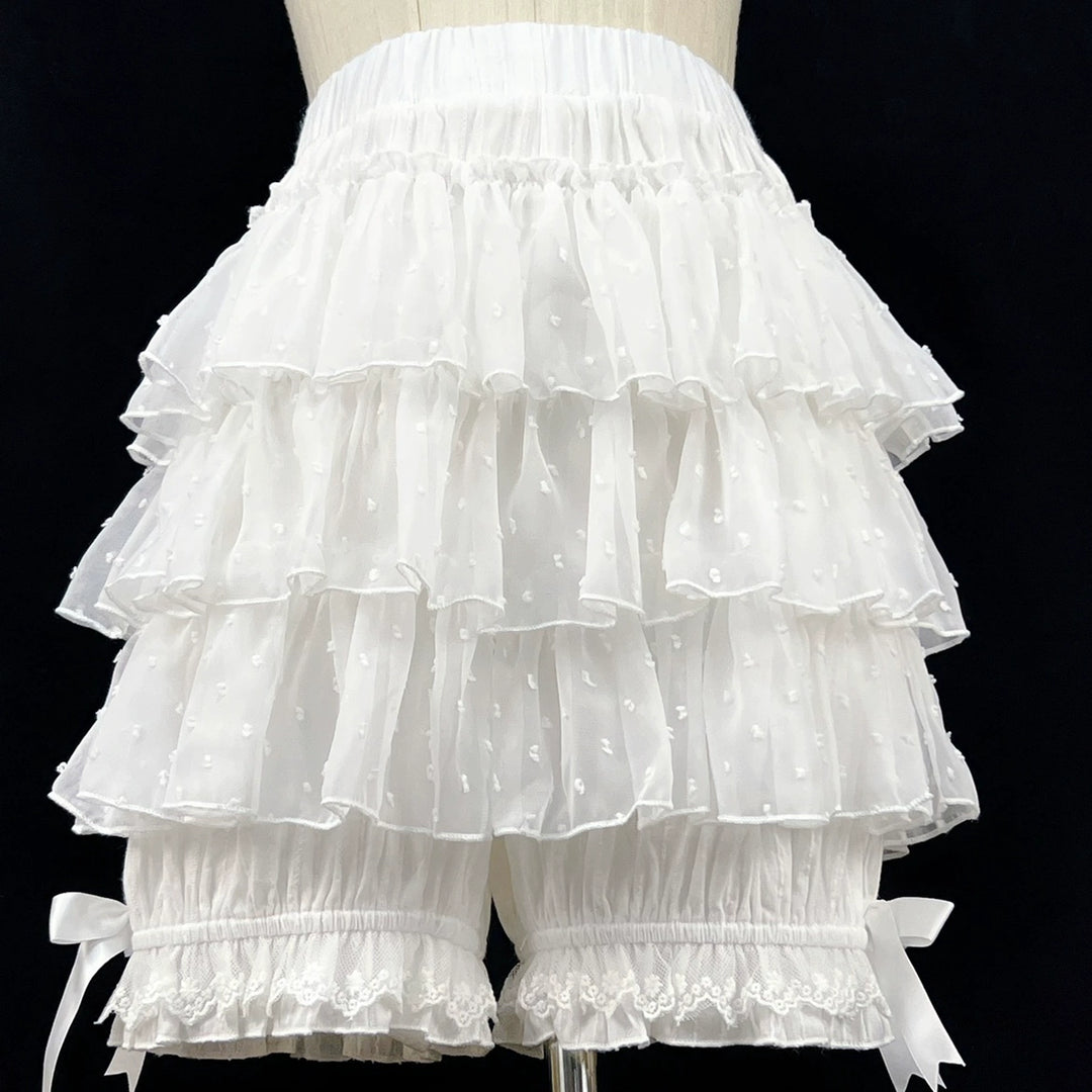 DMFS~Daily Lolita Bloomers Lace Cake Pants for Summer Wear   