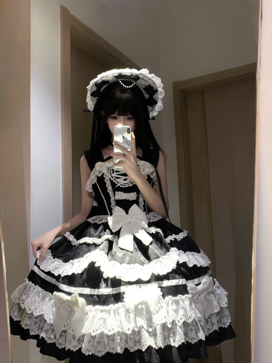 Immersive original~Belia~Old School Lolita JSK Sweet Doll Princess Dress