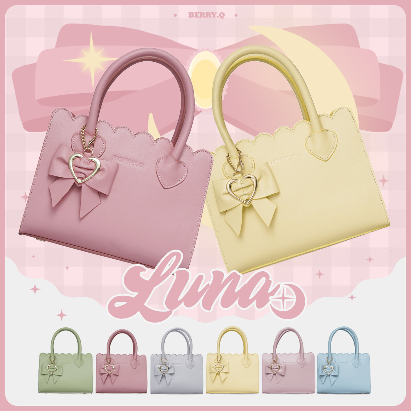 BerryQ~Kawaii Lolita Bow Handbag   