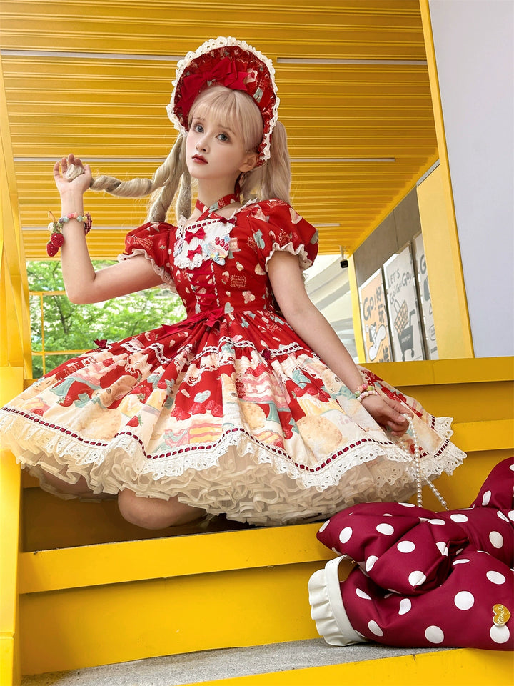 Dark Star Island~Honey Bunny Cake~Sweet Lolita JSK/OP/Strap SK/Shirt