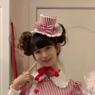 Ever-charming Miss Stripes - Striped Old School Lolita OP Dress, Detachable Apron (L M S XL) 44920:827567