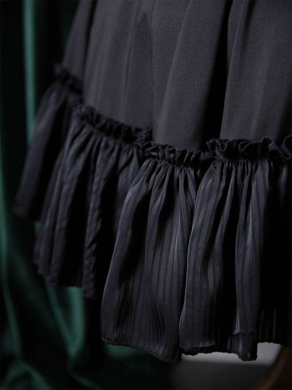 Muppet Mind Ben - Daily Lolita Extended Underskirt Black White and Red Lolita Skirt