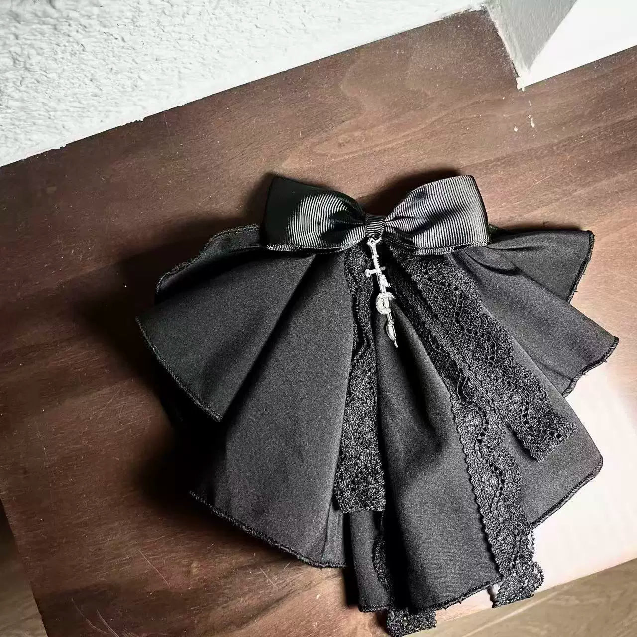 Eclipse Night - Gothic Lolita Shirt Set, Boning Corset Skirt (M) 44391:807291