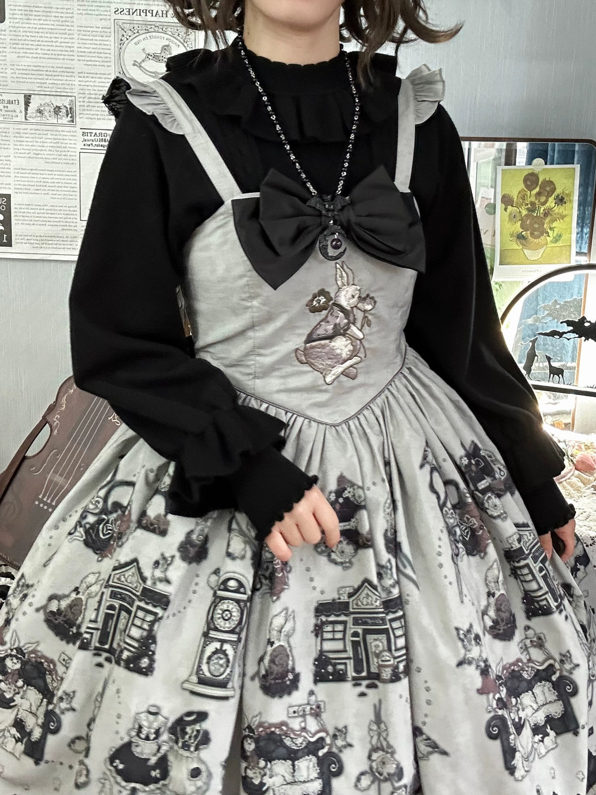 Forest Fluorescent Carps~Sweet Lolita Sweater Autumn and Winter Lolita Inner Wear 40512:662100