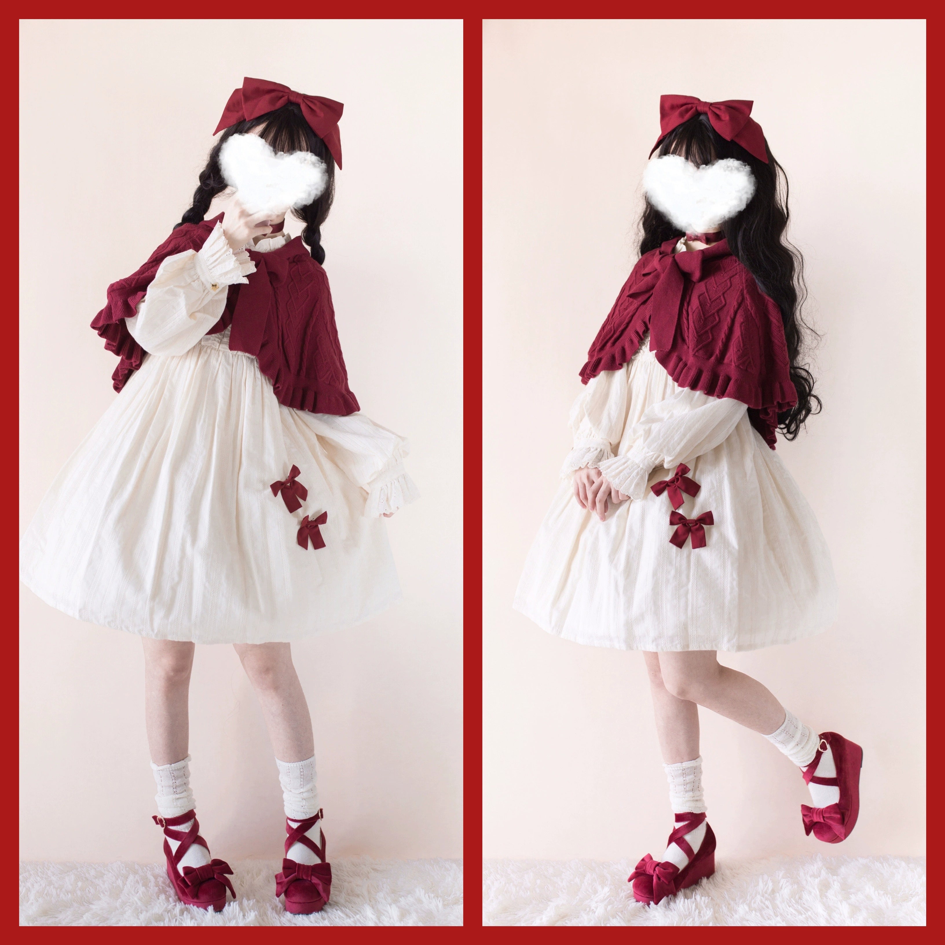 Sara Bell - Little Red Riding Hood - Sweet Lolita Thick Chirstmas Cloak