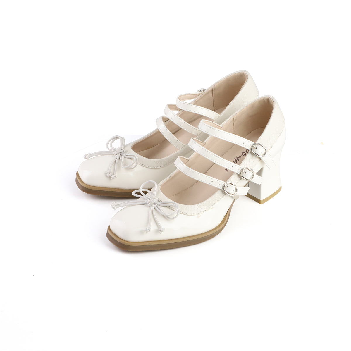 MODO - Gothic Lolita Shoes Chunky Heels with Snake-Pattern and Bow (35 36 37 38 39 40) 42593:745868