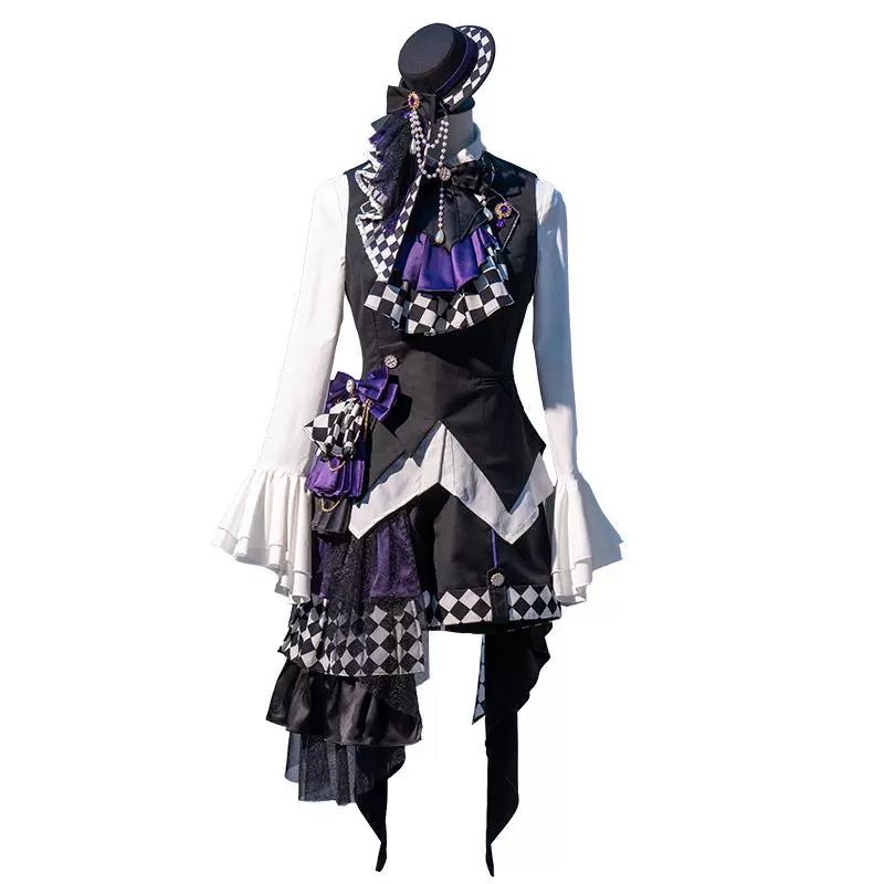 Forest Fluorescent Carps - The Judge's Game - Black Ouji Lolita Shorts Suit Prince Long Sleeved Shirt